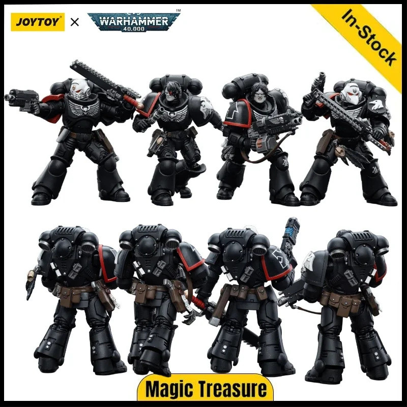 ของแท้ JOYTOY Warhammer 40K 1/18 Raven Guard Arbiter Four Anime Military Model Toy Gift Collection