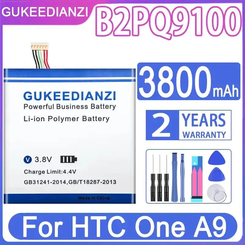 สําหรับ Htc One A9 Fast Charging 3800mAh B2PQ9100 ปลอดภัยแบตเตอรี่โทรศัพท์มือถือ