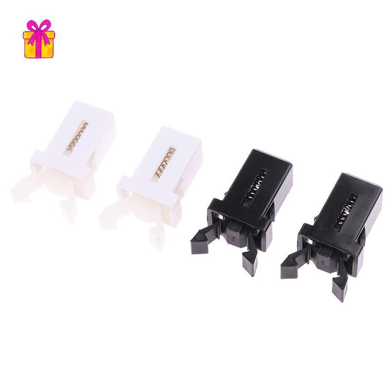 [INTH] 10 ชิ้นถังขยะพลาสติก Lo Self-Loing สวิทช์เปลี่ยน Catchpatible Touch ฝาปิดถัง Latch สีขาวคลิปซ่อม