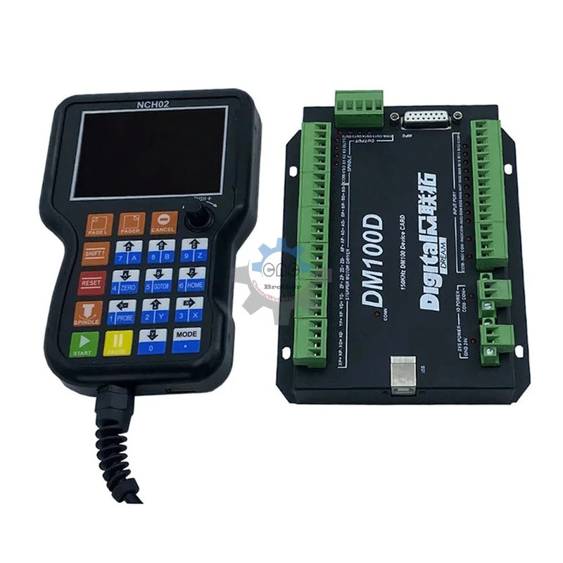 ประสิทธิภาพที่มีประสิทธิภาพ NCH02 DM100 CNC Handle Motion Controller mach3 3/4/5 แกน 125 KHz Pulse U