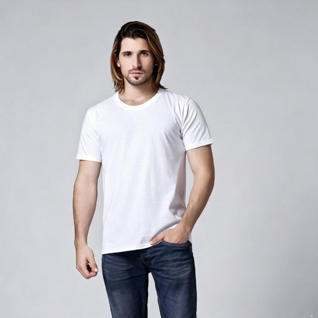 เสืื้อยืดมาใหม่ ของใหม่ ผ้ายืดใส่สบายมี7สี6ไซส์ รูปที่ 3
