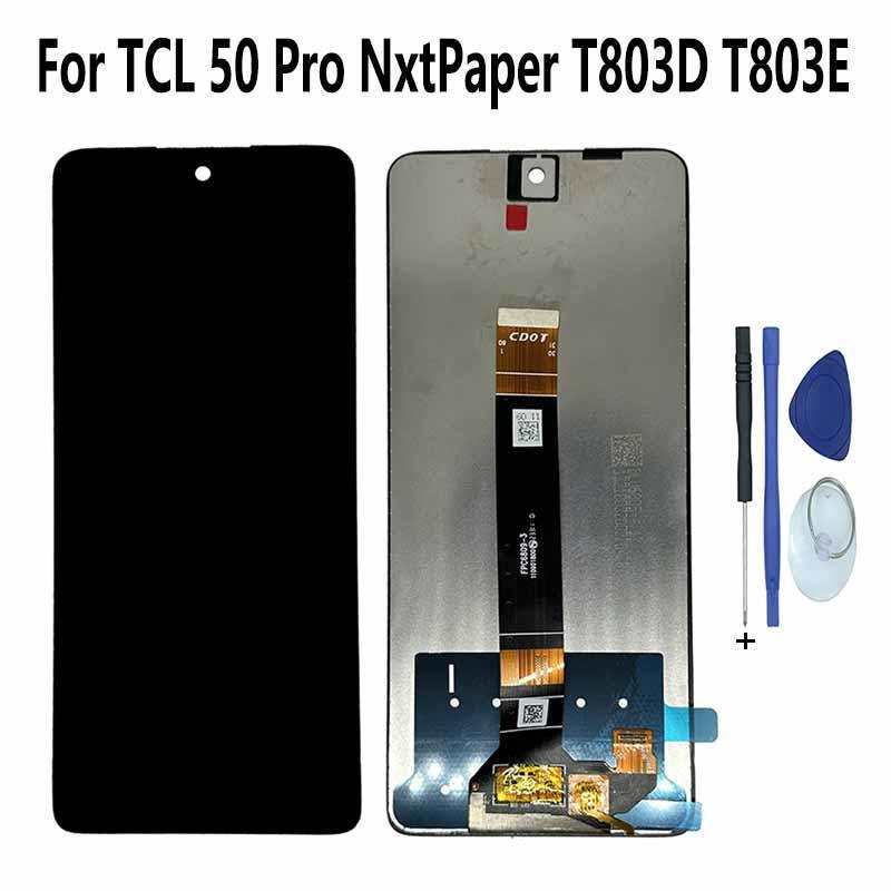 สําหรับ TCL 50 Pro NxtPaper T803D T803E จอแสดงผล LCD Touch Screen Digitizer Assembly สําหรับ TCL 50 