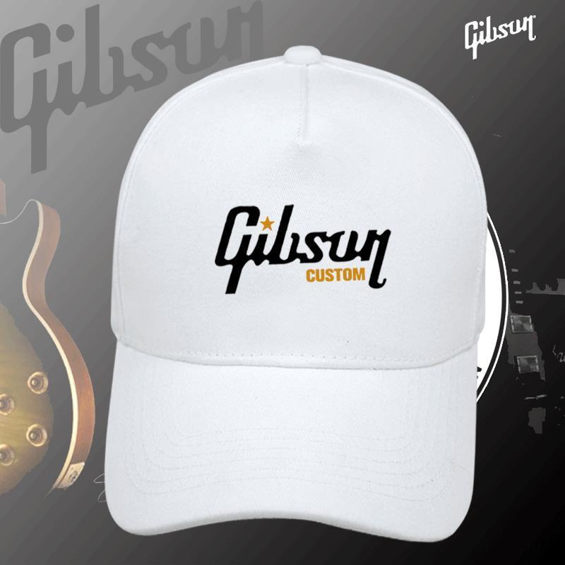 สหรัฐอเมริกา Gibson กีตาร์กิ๊บสัน G หมวกเบสบอลแบบยูนิเซ็กส์สำหรับคนรักดนตรีร็อกแบนด์