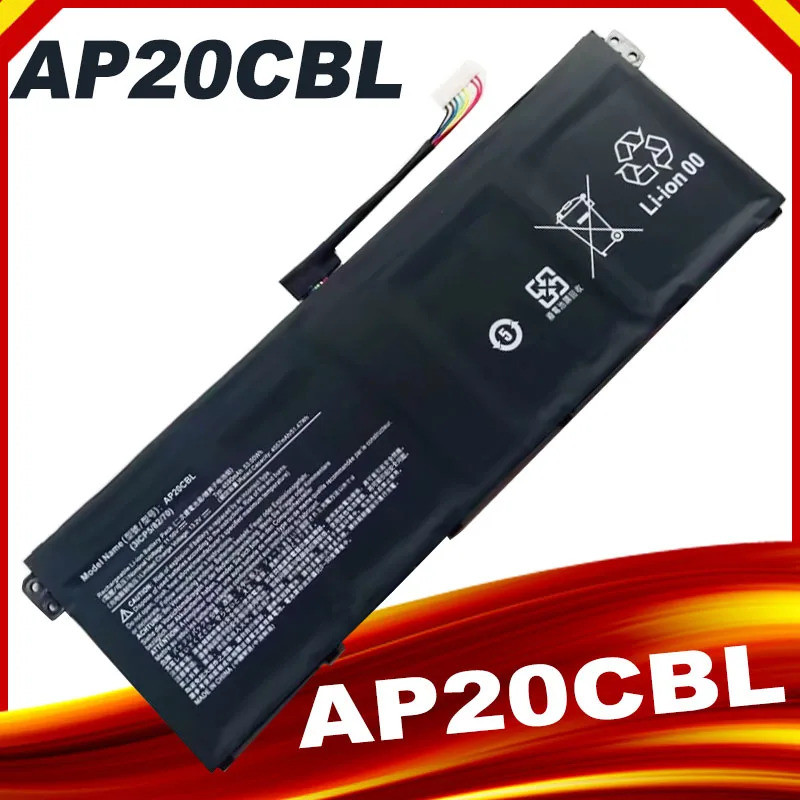 11.55V 53Wh AP20CBL แบตเตอรี่โน้ตบุ๊คสําหรับ Acer Aspire 5 A515-45 Swift SF314 R5-55500U Chromebook 