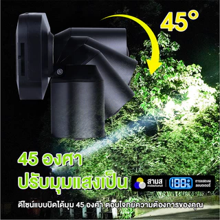 【ซื้อ 1 แถม 1】ไฟฉายคาดหัว LED แรงสูง 3000LM ชาร์จ USB ส่องไกล กันน้ำ ส่องกบ ตกปลา เดินป่า