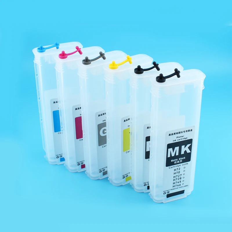 สําหรับ HP 72 hp72 ตลับหมึกเติมพร้อมชิป ARC สําหรับ HP Designjet T610 T620 T770 T790 T1100 T1120 T12