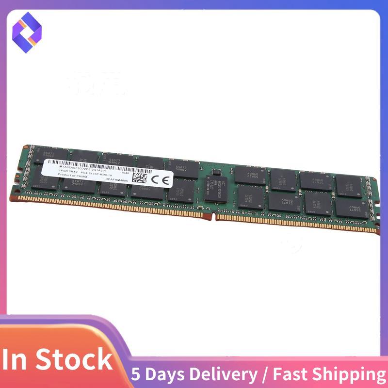 สําหรับ MT 16GB DDR4 Server RAM หน่วยความจํา 2133Mhz PC4-17000 288PIN 2Rx4 RECC หน่วยความจํา RAM 1.2