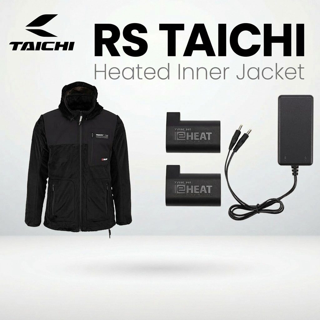 [TAICHI] RS Heated Inner Jacket with Adjustable RSU638 BLACK | [ไทจิ] เสื้อแจ็คเก็ตด้านใน พร้อมปรับอ