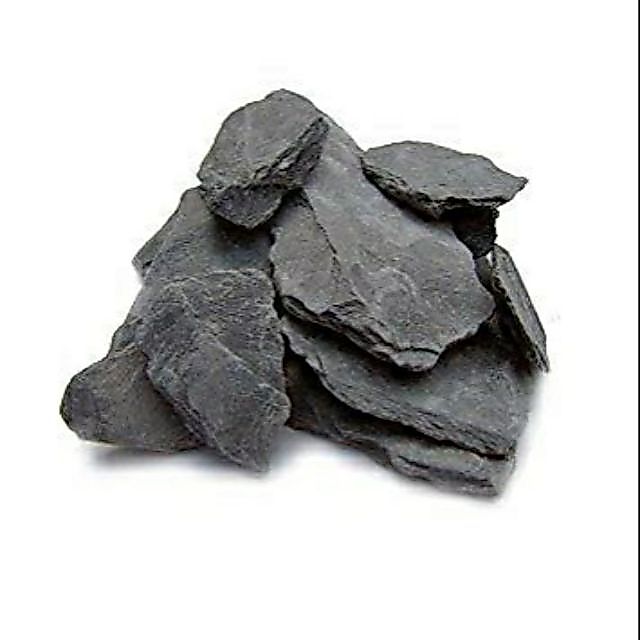 GREY SLATE ROCK 1Kg - (Aquascape/พิพิธภัณฑ์สัตว์น้ํา/Vivarium/Paludarium/Rock)