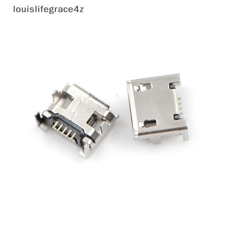 20 ชิ้น Micro USB Type B หญิง 5Pin DIP Soet Ja Connector พอร์ต