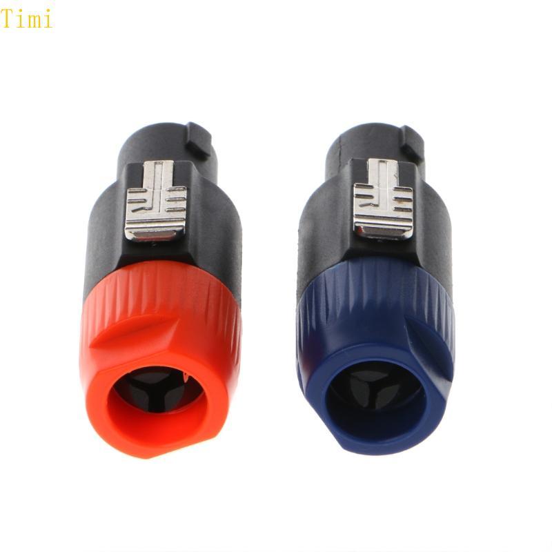Timi Speakon Male Plug Speaker 4 Pole 4 pin Neutrik Type NL4FX o Cable Connector