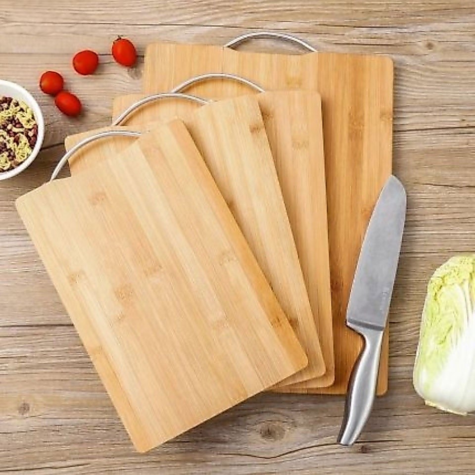มีหลายขนาด พร้อมจัดส่ง เขียงไม้ไผ่ เขียงครัว เขียงไม้เนื้อแข็ง Bamboo cutting board