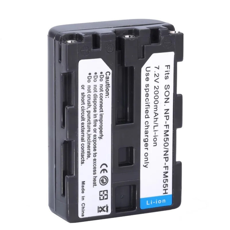สําหรับ SONY NP-FM50 NP FM50 FM55H แบตเตอรี่สําหรับ Sony NP-FM51 NP-FM30 NP-FM55H DCR-PC101 A100 Ser