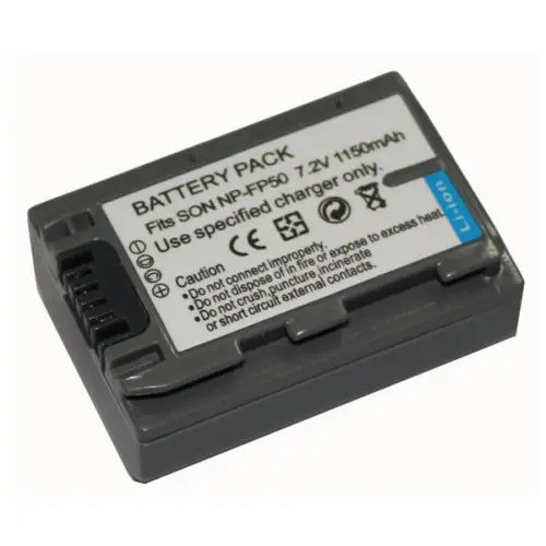 2pcs NP-FP50 FP50 แบตเตอรี่ AKU สําหรับ Sony DCR-DVD 602 605E 633 703 705E 755E 803 805E DCR-HC 3 16