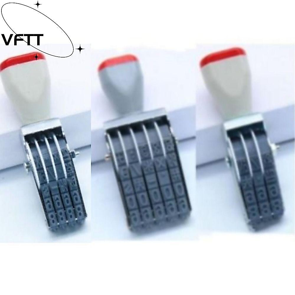 VFTT ตราประทับลูกกลิ้ง, เปลี่ยนตรายางส่วนบุคคล, สัญลักษณ์ตัวเลข กลิ้ง 3 ,4 หรือ 5 หลักหมายเลขธุรกิจแสตมป์สํานั