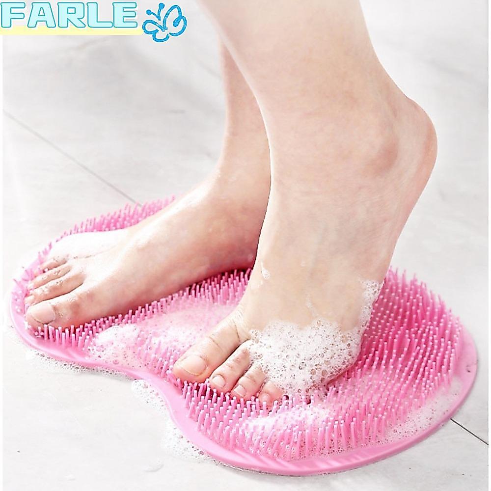 FARL แผ่นขัดถูกลับ,ถ้วยดูดยางหวีนวดแผ่นอาบน้ํา,ขี้เกียจนุ่มลื่นแปรงอาบน้ําแผ่นเท้าในครัวเรือน