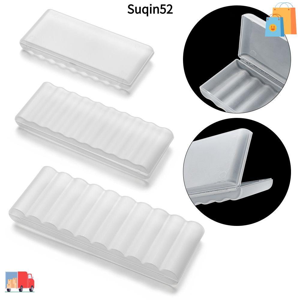 SUQIN52 10 Slot Holder ทนทานอุปกรณ์เสริมพกพาคอนเทนเนอร์สําหรับ AAA/AA/18650