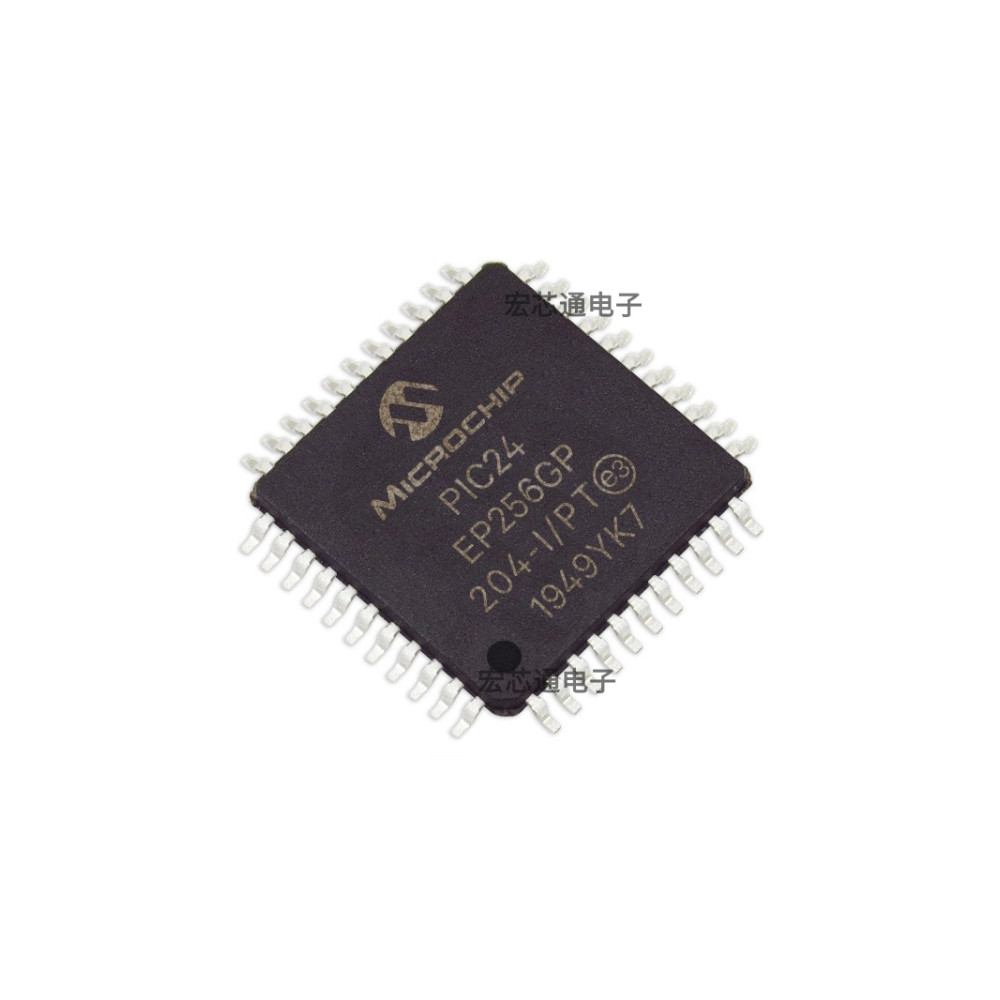ของแท้ PIC24EP256GP204-I/PT TQFP-44 256KB ชิปไมโครคอนโทรลเลอร์ 16-Bit