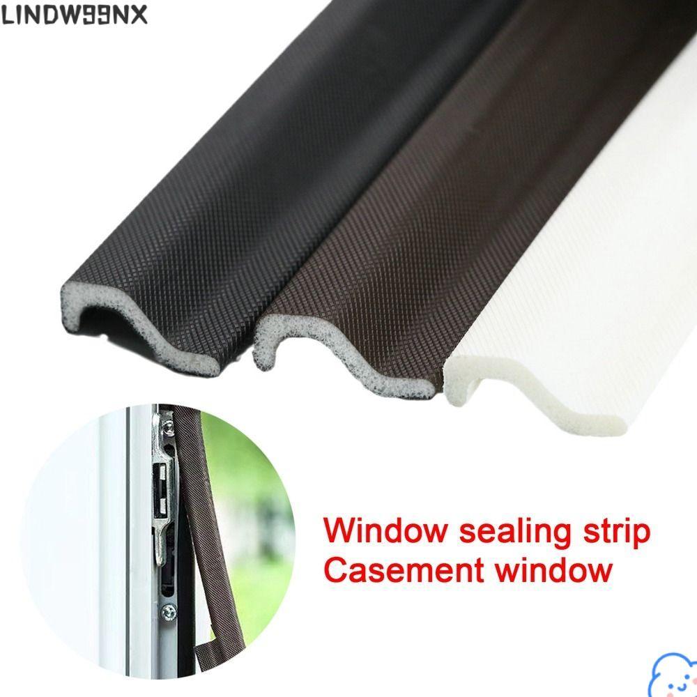 LINDW99NX แถบปิดผนึกหน้าต่างแบน, แถบสภาพอากาศโฟมกันเสียง 2 เมตร, หน้าต่างซีลยืดหยุ่นรูปตัว S กันเสีย