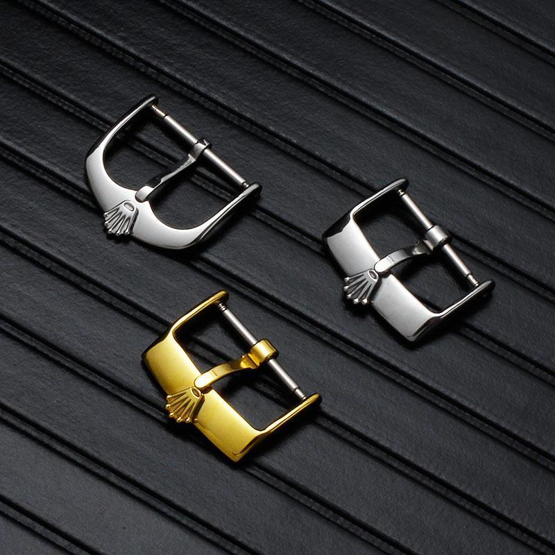 อุปกรณ์เสริมนาฬิกา Rolex Buckle Pin Buckle Rolex Cellini Watch Buckle สายหนังแท้ Buckle 16 18