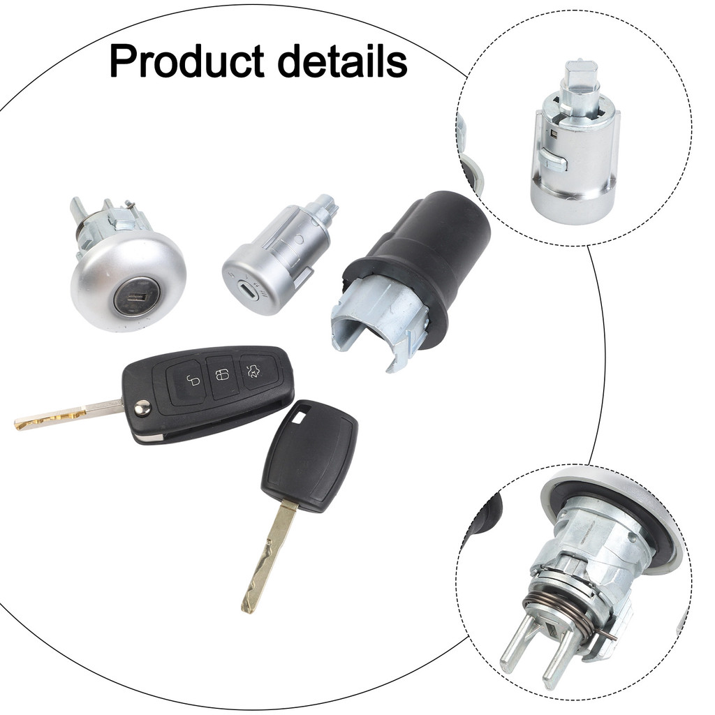 [สินค้าใหม่-July] Complete Lock Set Remote Key สําหรับ Ford สําหรับ Transit Custom 2015-20 2226990❀