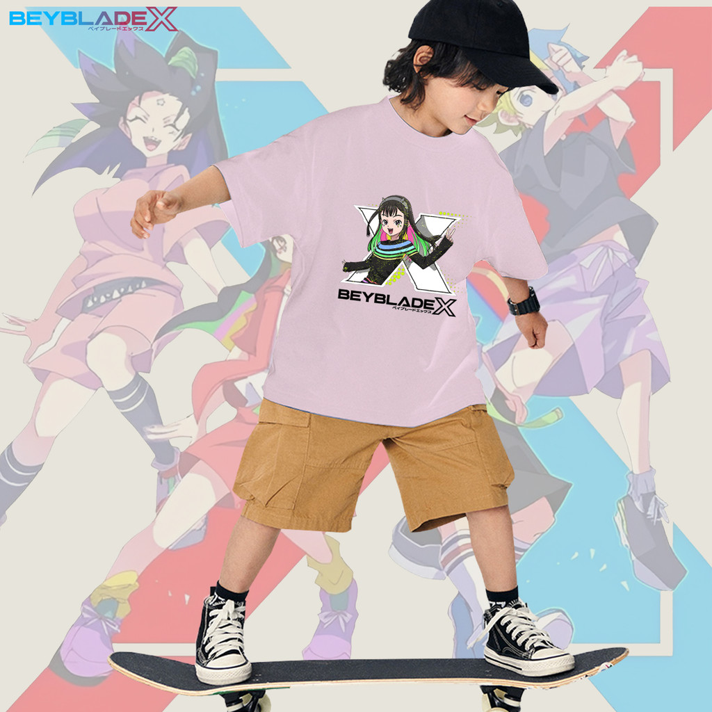 เสื้อยืดเด็ก Kurosu Ekusu Jaxon Cross /Kamen X Blader X/ Nanairo Multi Maruchi/ Kazami Bird Robin Ka