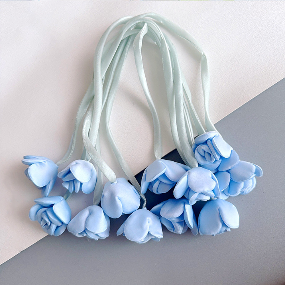 อุปกรณ์ตกแต่งดอกไม้ผ้า double-headed lily bud – ใช้สำหรับทำจี้เครื่องประดับและงานฝีมือ ราคา ถูกที่สุด ดีลบีเคเค แกลเลอรีภาพที่ 6