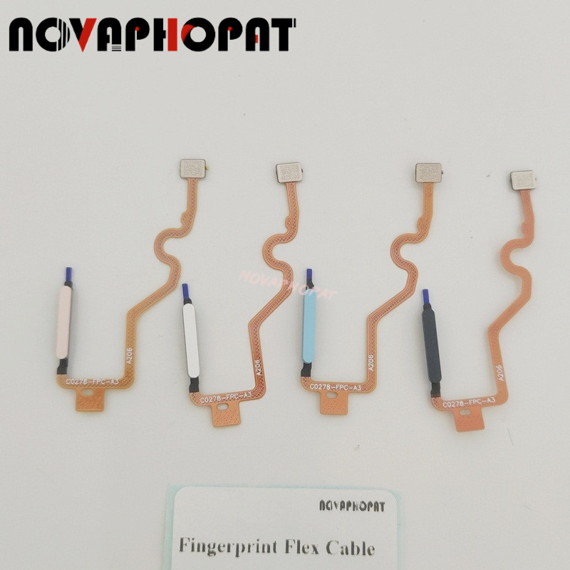 สําหรับ Tecno Spark Go 1 KL4 1S KL4n ลายนิ้วมือ Flex Power On Off สวิทช์ Home Control ปลดล็อคปุ่มเซ็