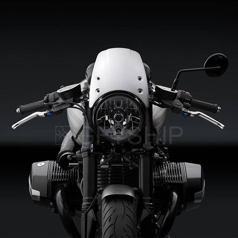 สําหรับ BMW R NINE T 2014 ถึง 2020 R NINET R9T 17 18 R NINE T รถจักรยานยนต์อลูมิเนียมไฟหน้ากระจกกระจ