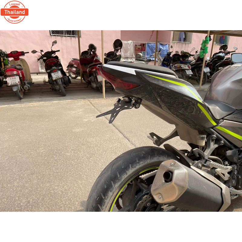 ท้ายสั้น Z300 Z400 Z800 Z900 ER6n z650 zx25rr zx10r มีไฟส่องป้ายแถมฟรีไฟเลี้ยวตาแมว