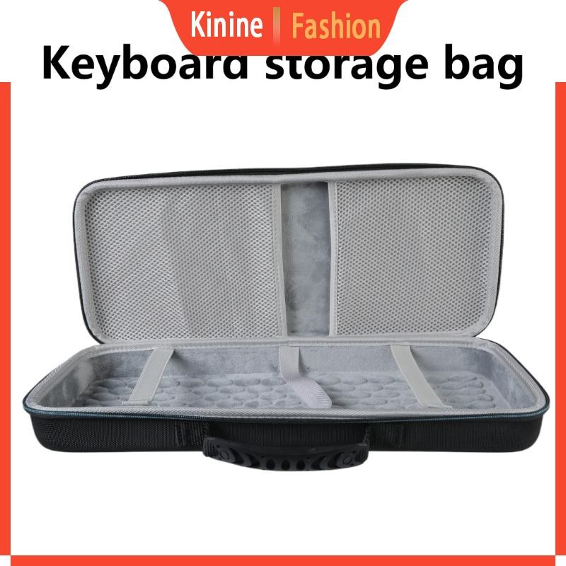 KIN กระเป๋าเดินทางกันน้ําสําหรับ AULA S98 S99 คีย์บอร์ดคอมพิวเตอร์กระเป๋าตาข่าย