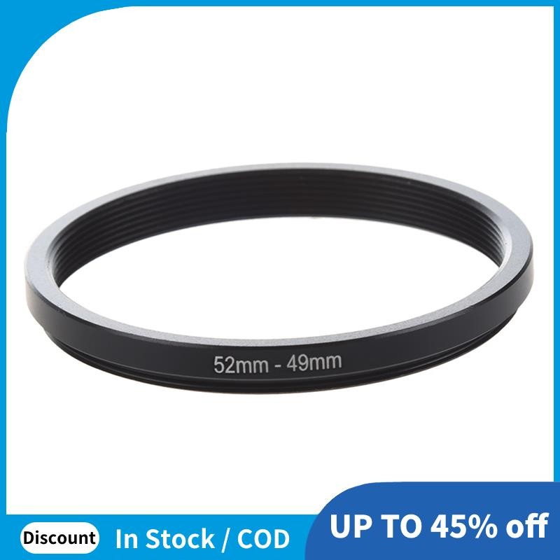 52 มม.-49 มม. 52 มม. ถึง 49 มม. อะแดปเตอร์แหวนสีดําสําหรับกล้อง