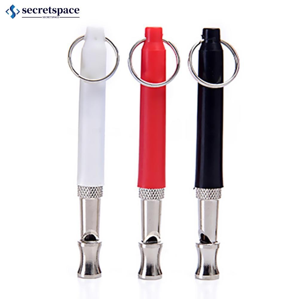 SECRETSPACE นกหวีดสุนัขเพื่อหยุดเห่า,ปรับ Pitch Ultrasonic Training Tool นกหวีดควบคุมเห่าสุนัขพร้อมสายรัดเชือกเส้นเล็กฟรี G7H5