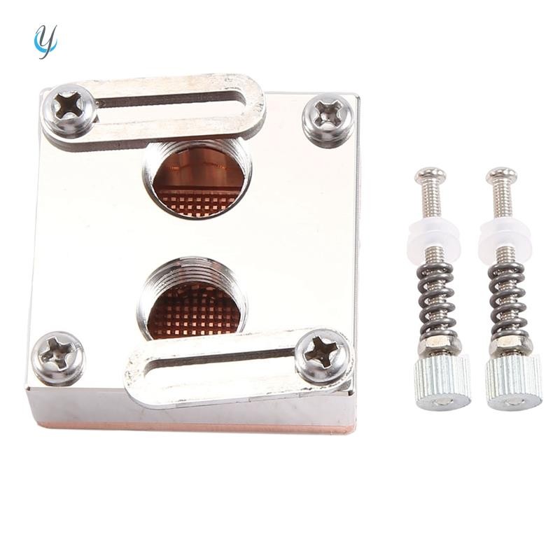 [corey_malan.th]โลหะรูด้านหน้า CPU Water Cooling Block Cooler South Bridge Northbridge Block สําหรับ