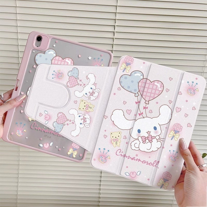 เคส iPad หมุนได้ 2024 pro 5th Gen7/Gen8/Gen9 Air1 Air7 Air5 Mini4 Gen11 A16 Mini6 Air2 Mini5 Gen5/Ge