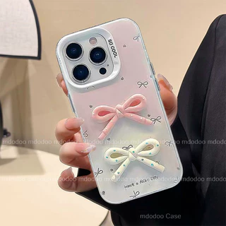 เคส For VIVO V70 V60 V50 V40 Lite V40E V30E V29E V27E S1 V30 Pro V29 V27 V25 5G V25E V23E V23 V20 V21E 4G Y200 Y100 X100 X90S X90 X80 Y78 Y27 Y36 S12 Macaron Gradient Color Three-dimensional Bow Shockproof Durable Large Frame Protection Phone Case YKC 88