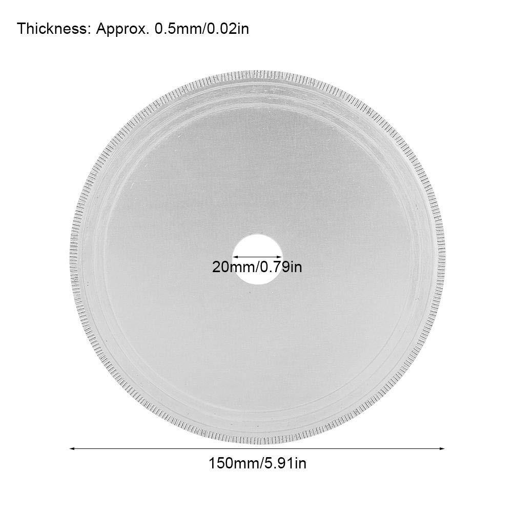 ใบเลื่อย, 6 "Lapidary Saw Disc Blade ตัดแผ่นใบมีดสําหรับคริสตัล Agate Jadeite (150x20x0.5) WN1O