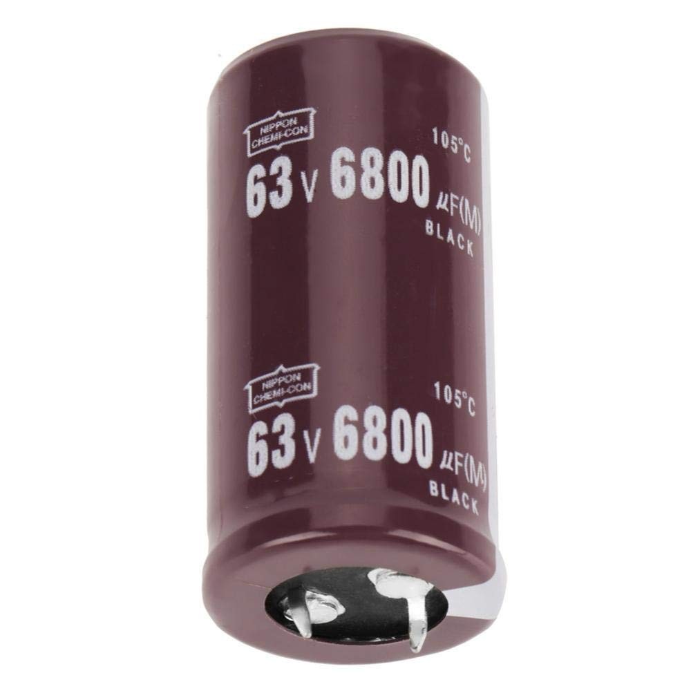 2 ชิ้น Electrolytic Capacitors, 63V 6800uF Capacitor Component อลูมิเนียม 25  50 มม.105℃ 3U7P