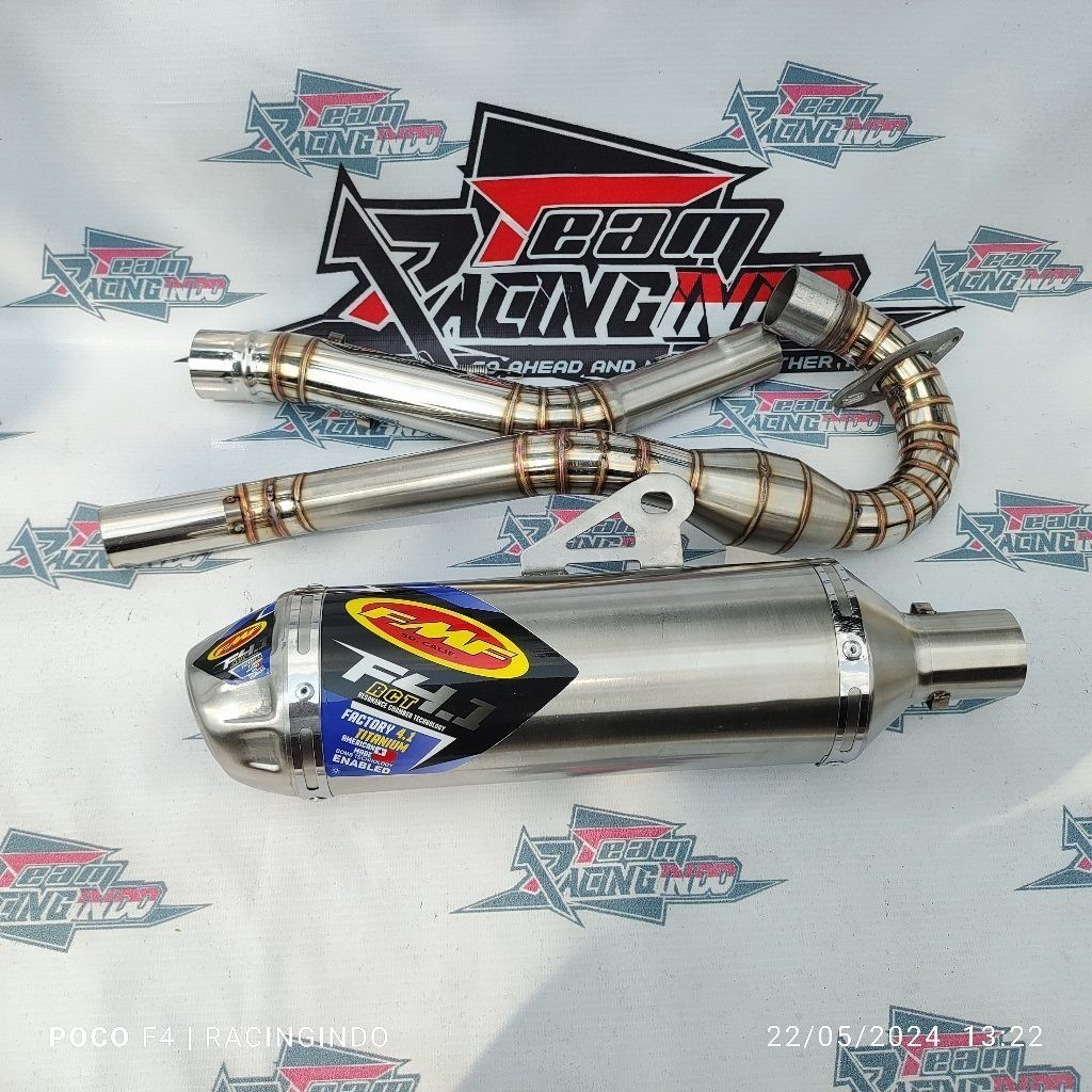 FMF F4 MUFFLER PIPE 51 MM สําหรับ XR150 XR200 XR 150/200 KLX 150 CRF 150/CRF150 D-TRACKER 150 YAMAHA
