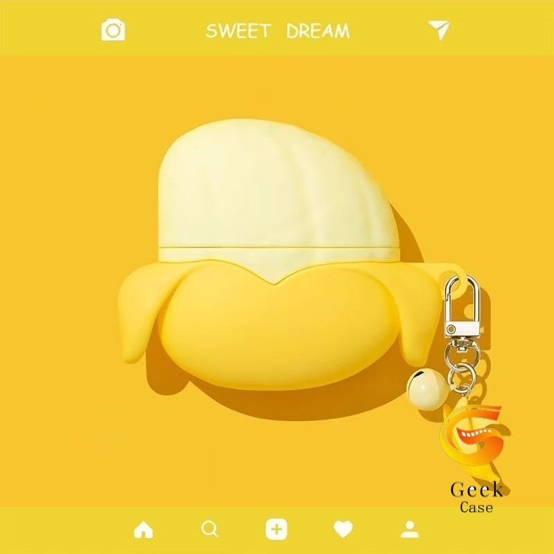 Geek สําหรับ GOOJODOQ J228 J229 เคสหูฟังบุคลิกภาพจําลองกล้วย