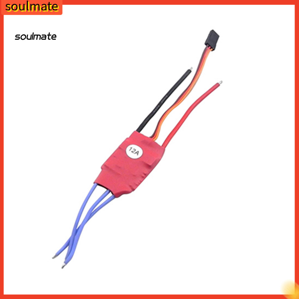โซลเมท| 2-3S 12AMP 12A SimonK Firmware ESC แบบไม่มีแปรงพร้อม BEC Quad Multi B