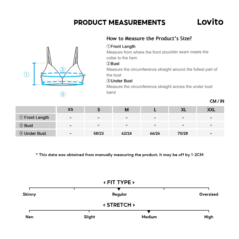 Lovito แคชชวล สปอร์ตบราหญิง สีพื้น สไตล์สปอร์ต LNL77167\4 thumbnail 6