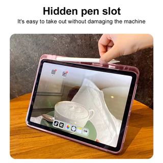 เคสป้องกันแบบพับ3+Yแบบฝ้าFor iPad Pro11 12.9"2018-2022 13 2024 Gen11/10/9/8/7/6/5/4/3 Air5/4 Pro10.5 Air13'M2 M3เคสไอ-XF