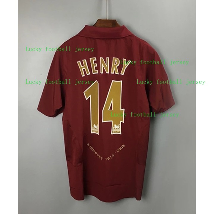 2005-2006 Arsenal Home FOOTBALL JERSEY 2005-06 RETRO JERSEY ARSENAL HOME