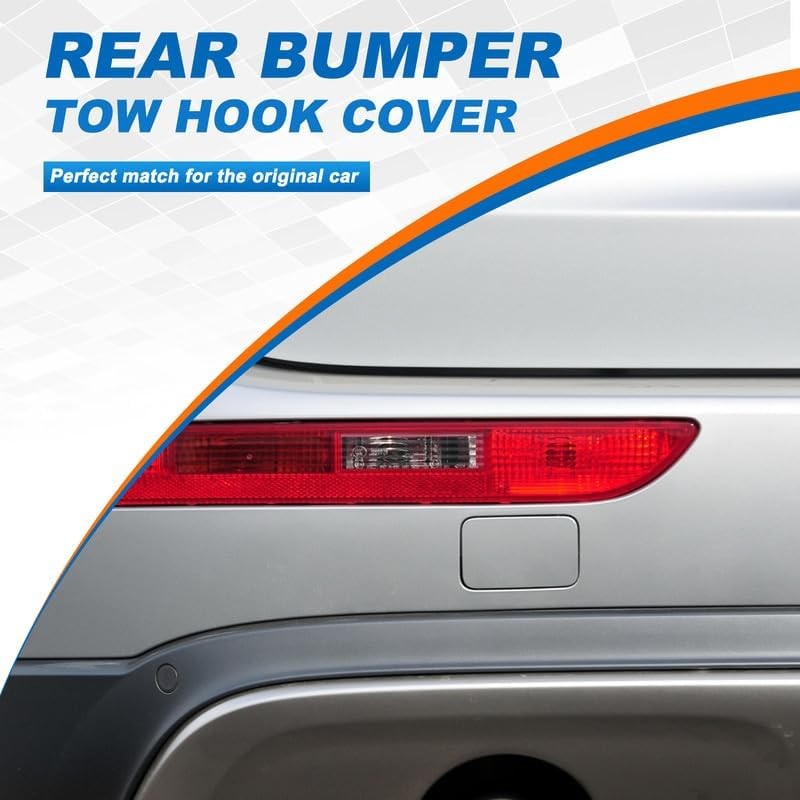 รถด้านหลังกันชนพ่วงตะขอปกหมวกลากจูงตาพอดีสําหรับออดี้ ถาม5 2008 2009 2010 2011 2012 2013 2014 2015 2