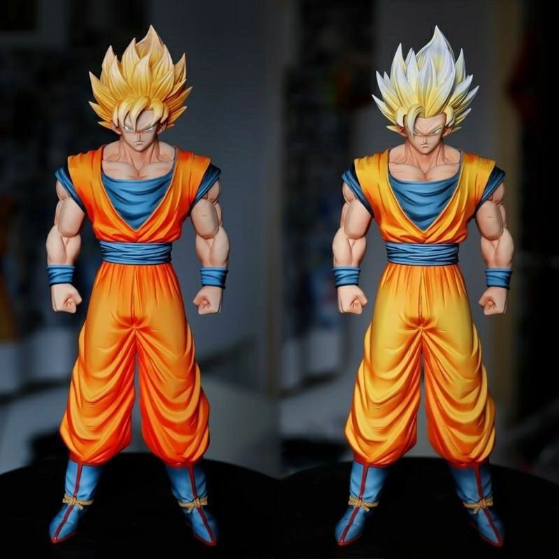HY Factory Limited Edition Super Two Goku Super Saiyan Super One Dragon Ball อะนิเมะเครื่องประดับ GK รูปเกมสองมิติ