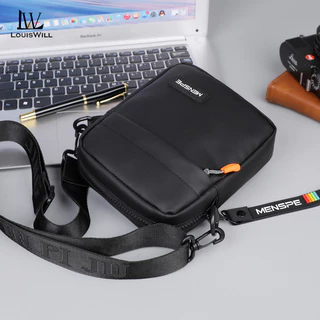 Louiswill ผู้ชายs สะพาย Mini Cross Body กระเป๋า Casual น้ําหนักเบา Messenger ขนาดใหญ่ความจุกันน้ํา Leisure Street กระเป๋าเดินทางกลางแจ้งขี่กระเป๋าสําหรับชาย