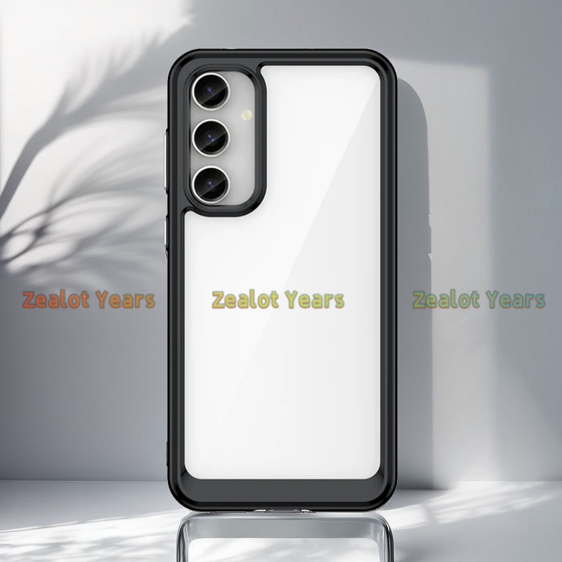 สําหรับ Samsung Galaxy A17 A16 A36 A56 A27 A37 A57 5G 4G Clear Hard กันกระแทกเคสโทรศัพท์ Slim ป้องกั