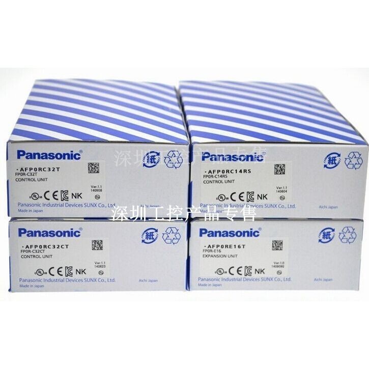 แบรนด์ใหม่ ต้นฉบับ Panasonic PLC FP0R-C32T ตัวควบคุมโปรแกรมได้ Panasonic AFP0RC32T