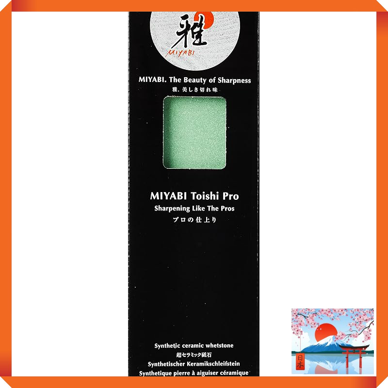 Zwilling J.A. Henckels MIYABI "Toishi Pro Grit #400 Coarse Japanese Whetstone" Sharpener for Knives 